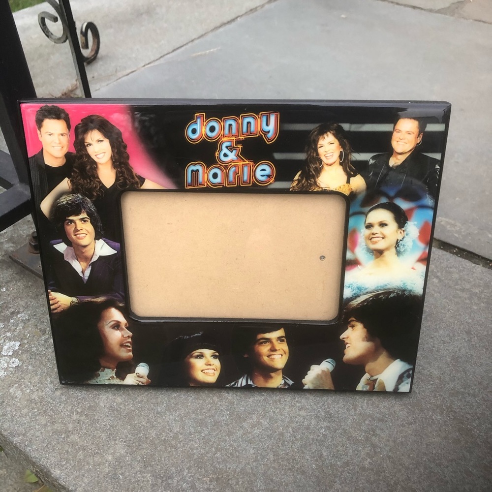 Vintage Donny & Marie Picture Frame - Picture 2 of 7